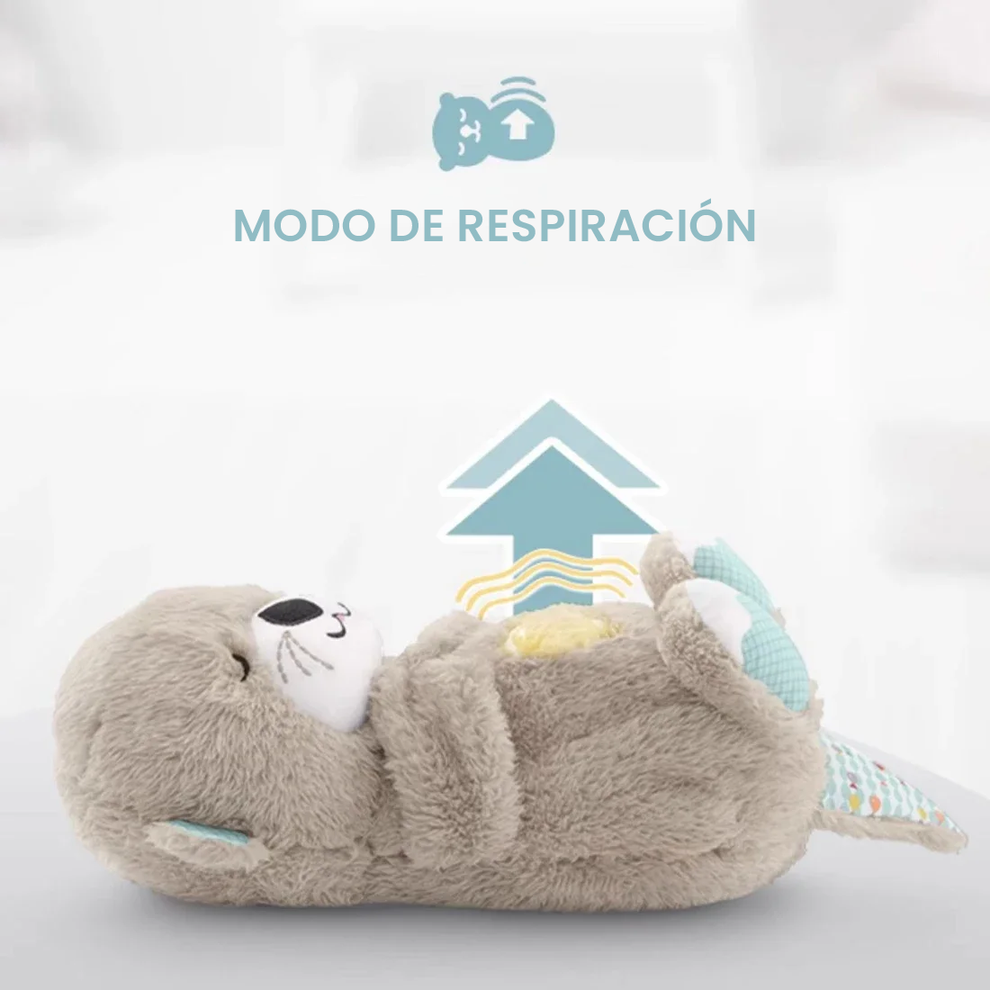 Nutria de Peluche Calmante Gris